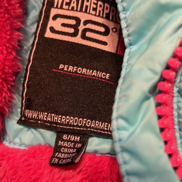 New! Weatherproof 32 degree performance baby snowsuit 6-9 months - Picture 3 of 6